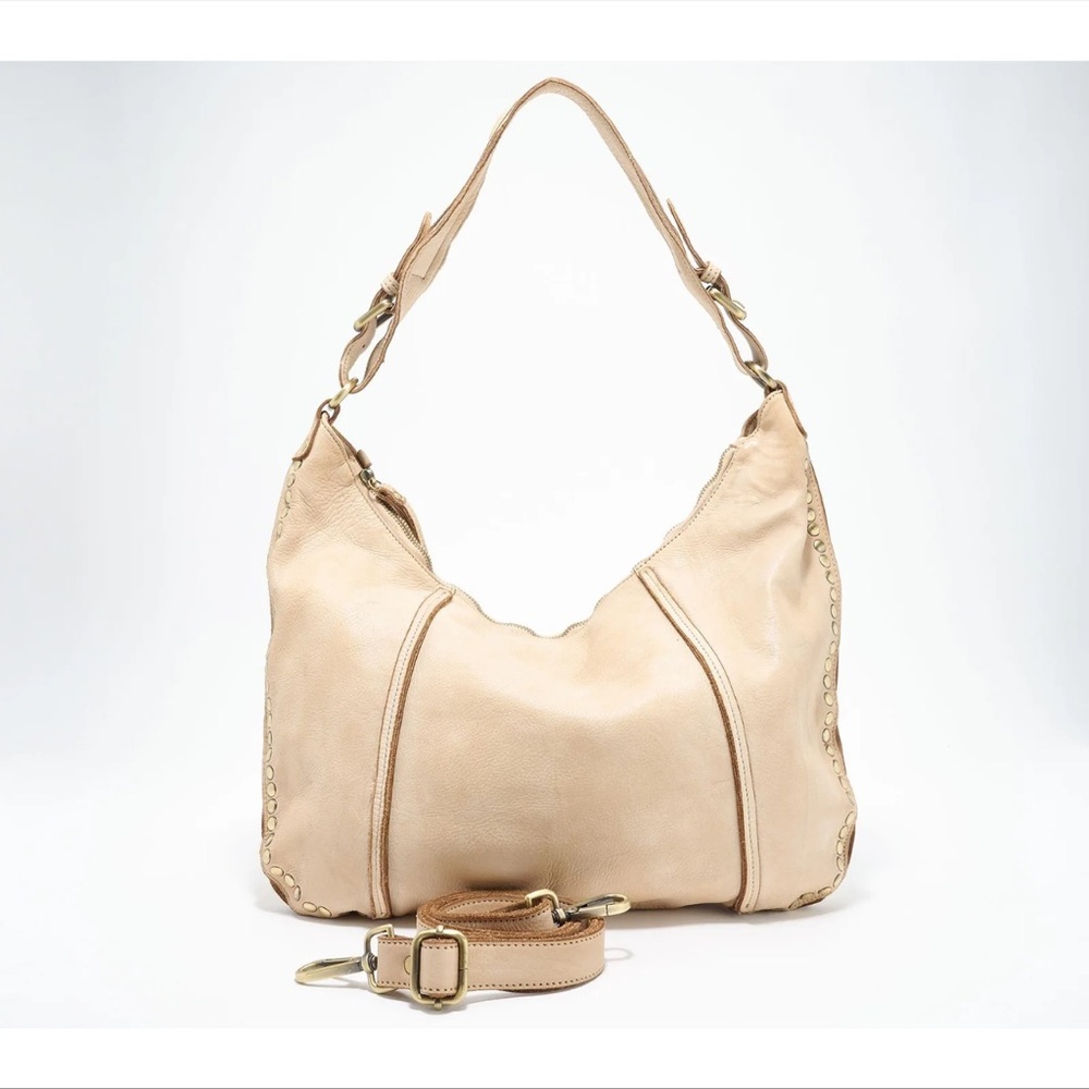 Bolsa Nova Leather Anna Large Hobo Bag